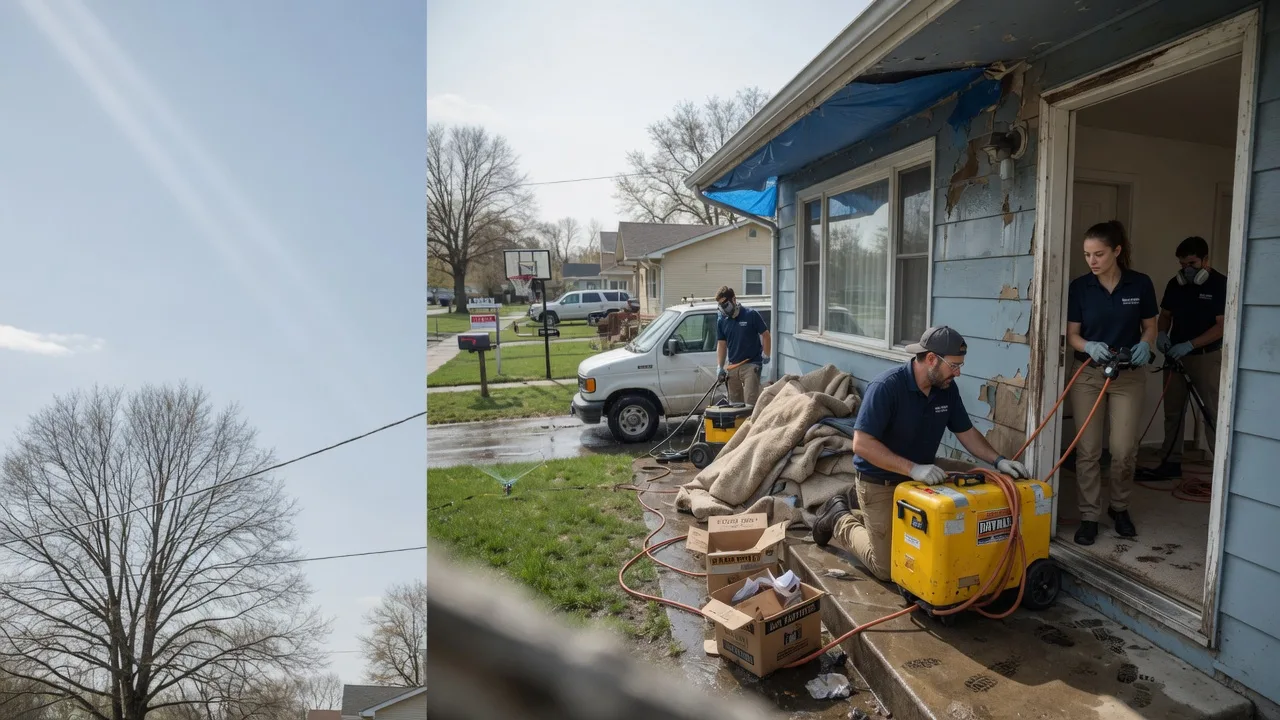 Basement Flood Cleanup in Paradise, TX near me